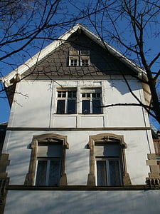 lessingstr, Saarbrücken, ház, épület, Front, külső, homlokzat