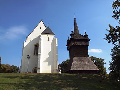 brzoza odważny, Batorego w kościele, Kościół, katolicki, Dzwonnica, Nyírség, Architektura