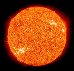 sol, bola de fogo, erupção solar, luz do sol, erupção, proeminência, quente