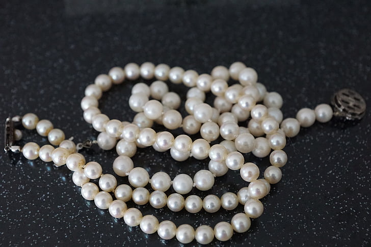 beads, jewellery, luxury, chain, necklace, white, sea