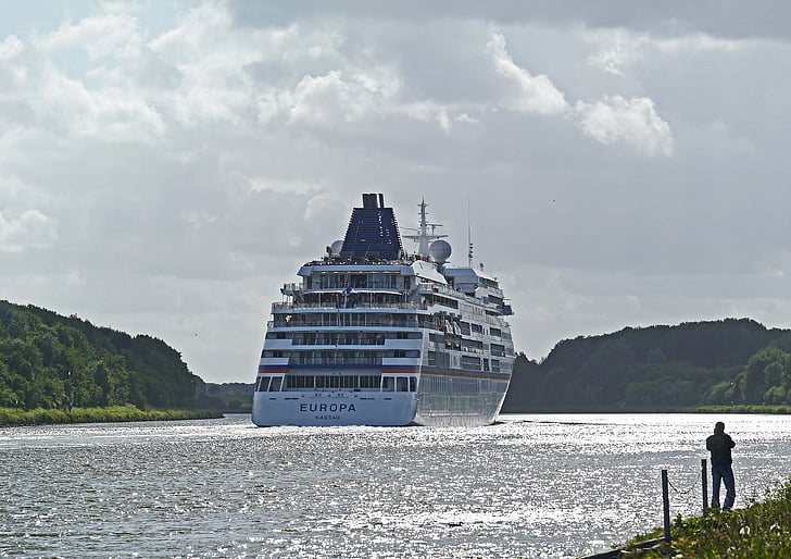 Nordamerika, korsfarere, passage, Kiel-Hamborg, Europa, passagerskib, krydstogtskib