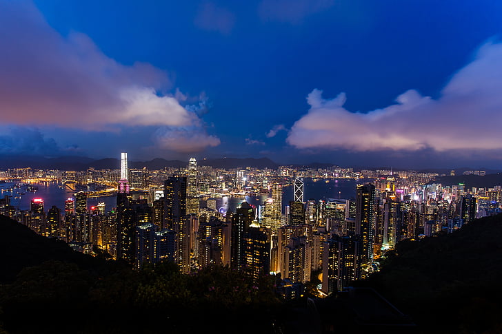 buildings, city, cityscape, clouds, skyline, skyscrapers