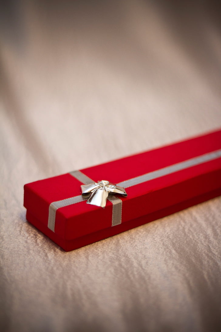 Nuvarande, gåva, Box, jul, Födelsedag, Valentine, vänner