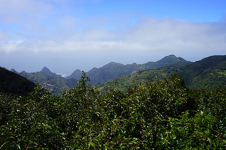 οπτική γωνία, Τενερίφη, añana αλάτι κοιλάδα βουνά, Κανάριοι Νήσοι, Cruz del carmen, Anaga landschaftspark, Parque de αγροτικής anaga