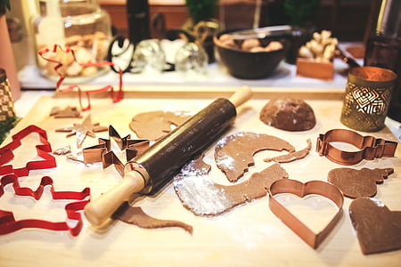 making, baking, cookies, cookie, gingerbread, christmas, xmas