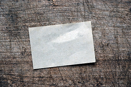 blank, note, paper, old, wood, wooden planks, table