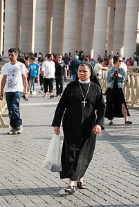 修道女, ローマ, ローマ, バチカン市国, 宗教, 教会, 宗教的です