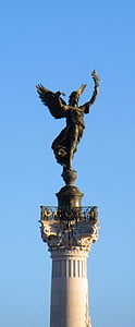 Quinconces, statue de, monument, Bordeaux, colonne, histoire, sculpture