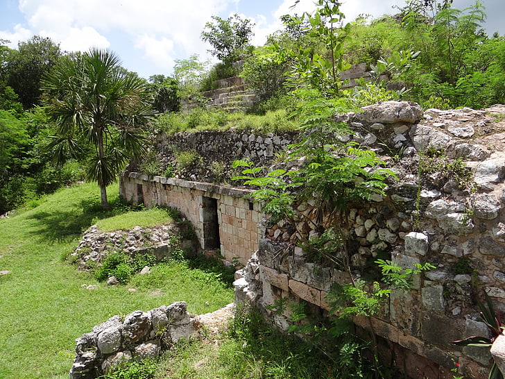 maia, maia, antiga, Mèxic, cultura, pedra, Yucatán