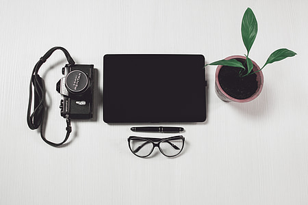laptop, glasses, computer, business, office, technology, internet