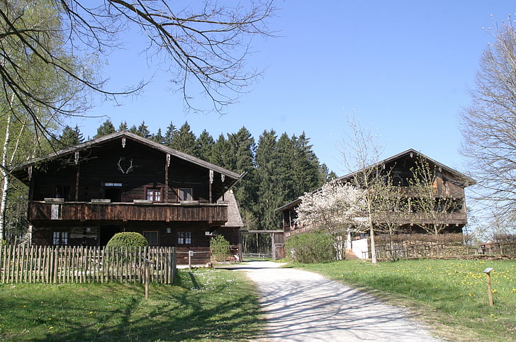farma, múzeum, poľnohospodárske múzeum, Niederbayern, hromadiť, Dovolenka, drevo - materiál