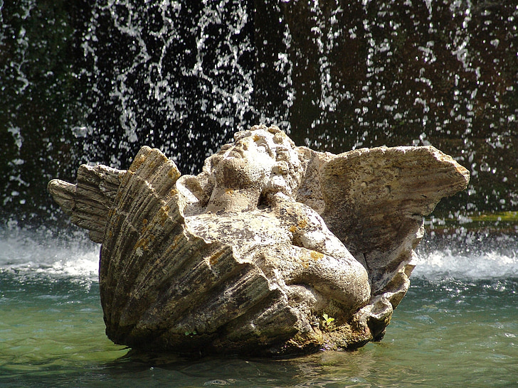 Italija, Vila marmuro akmuo, fontanas, parkas, apgyvendinimo