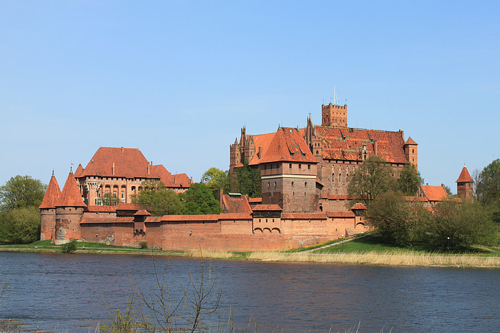 Castle, Malbork, Polandia