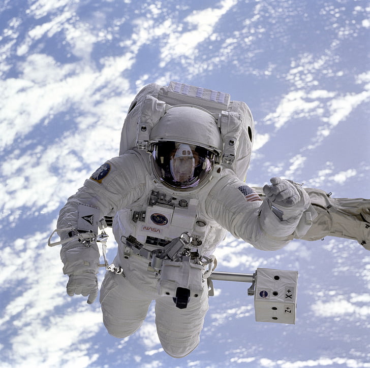 astronaut, zařízení, prostor, skafandr, NASA, planeta, země