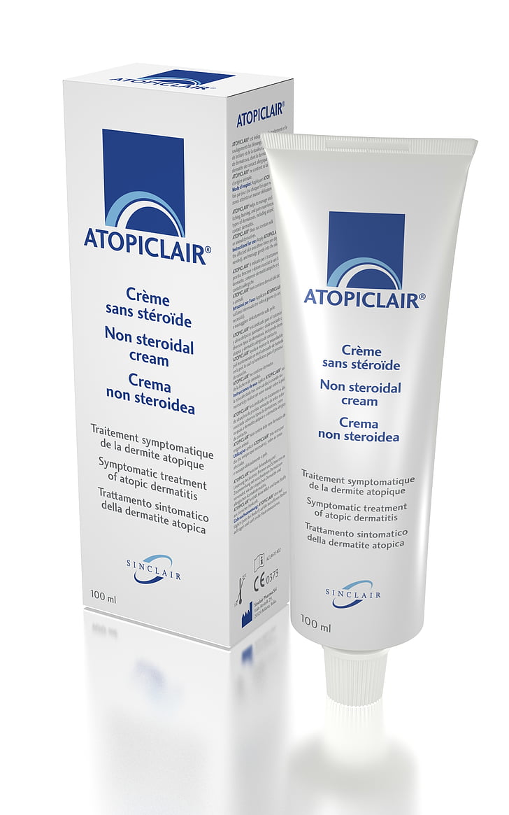 atopiclair, product, crème, lotion, cosmetische, Zorg, huid