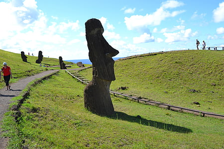 rapa nui, île de Pâques, Moai