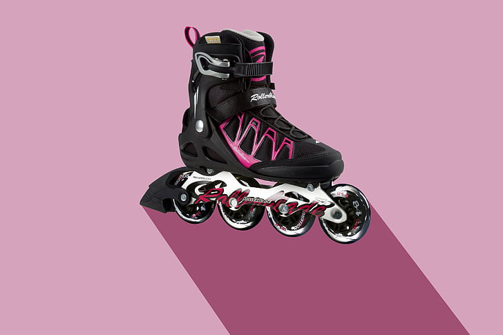 inline skate, sport, training, shoe, roll, active, sporty