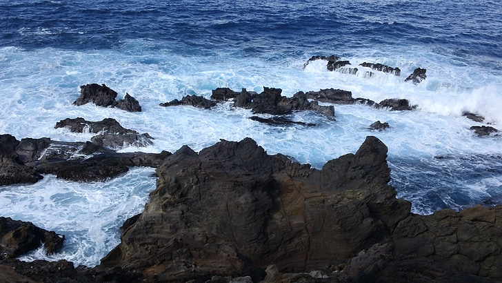 Velikonočni otok, kamnine, otok, Tihi ocean, Ocean, morje, Seascape