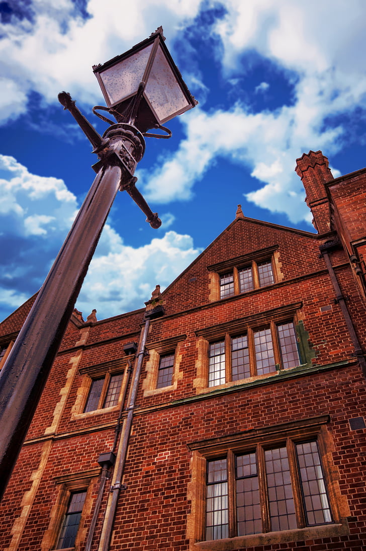 Cambridge, lampe, bâtiment, architecture, bâtiment extérieur, Sky, histoire