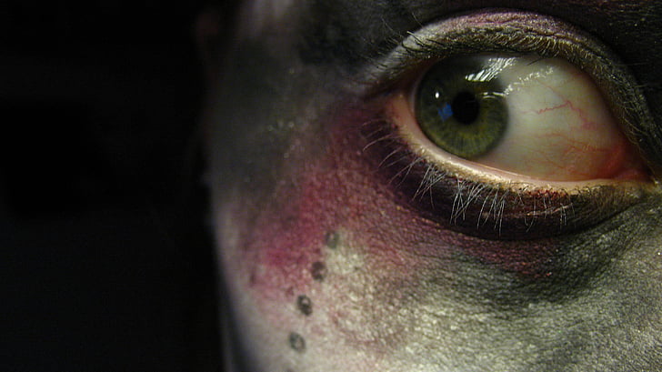 μάτι, μακιγιάζ, κινηματογράφηση σε πρώτο πλάνο, δέρμα, πρόσωπο, βλεφαρίδες, σκούρο
