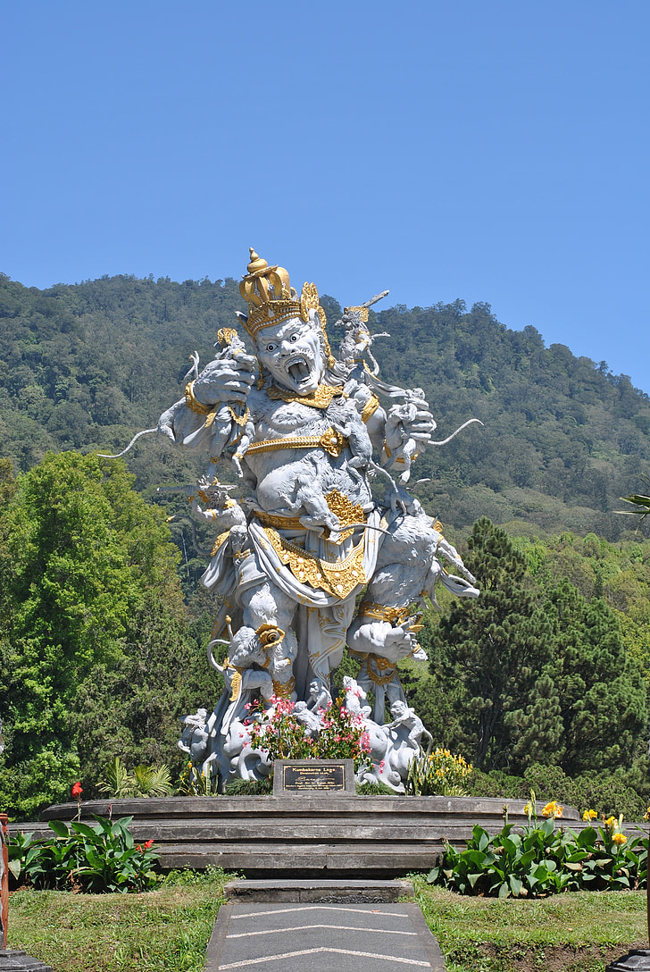 statue, Bali, Bedugul, skulptur, kultur, traditionelle, figur