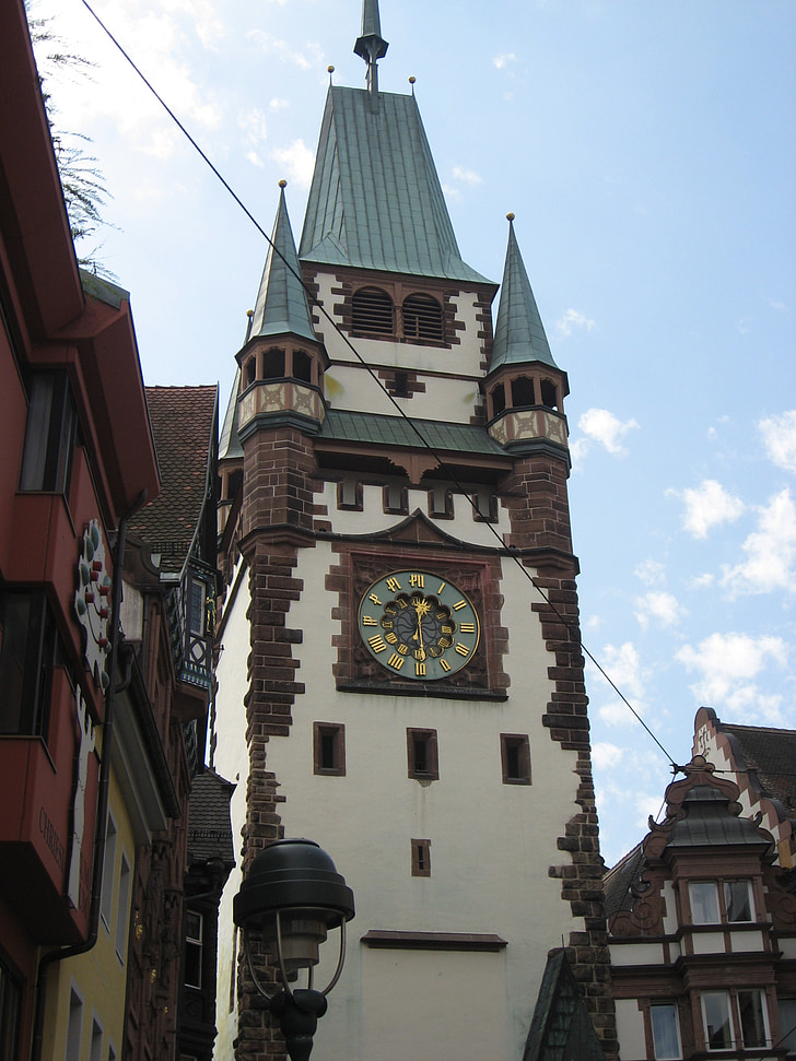 Freiburg, City, peisajul urban, arhitectura, clădire, urban, scopul