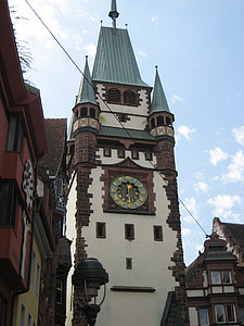 Freiburg, stad, stadsgezicht, het platform, gebouw, stedelijke, doel