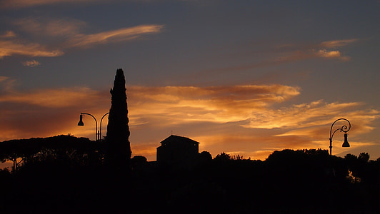 Rim, Italija, zalazak sunca, turizam, Europe