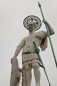 Venedik, St peter's Meydanı, İtalya, heykel