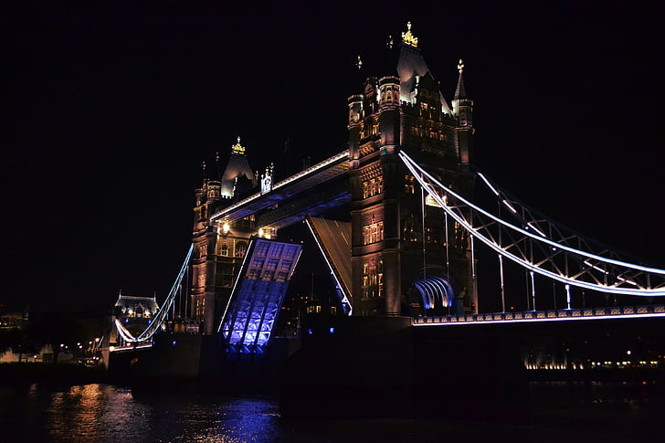Тауэрский мост, Thames, Река, Исторический, Ориентир, Архитектура, Лондон
