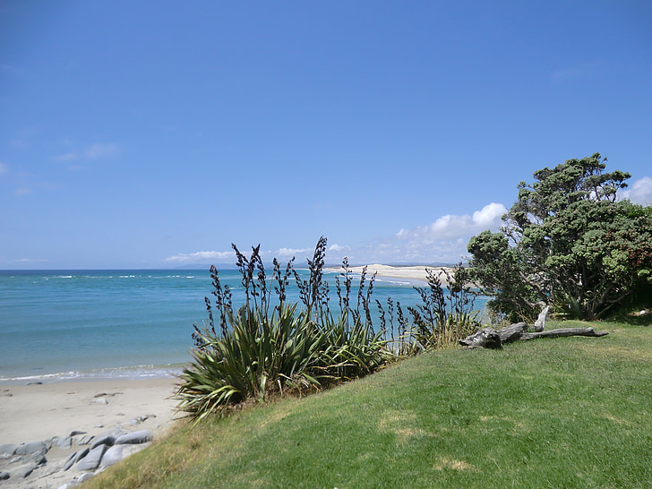 Selandia Baru, laut, terburu-buru, liburan, pemandangan, langit, air