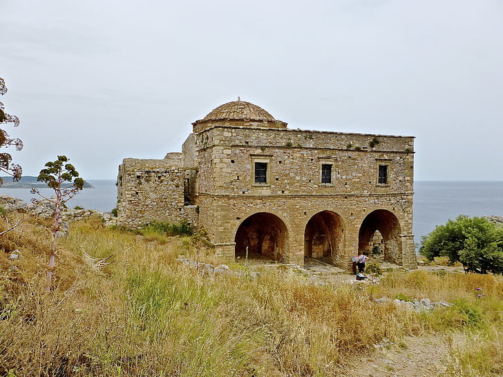 Templo de, bizantina, arquitetura, património, histórico, Grego, antiguidade