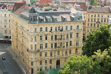 bygning, Wien, Østrig, City, Se, arkitektur, turisme