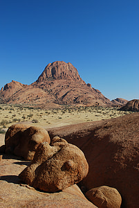 spitzkoppe, Namíbia, deserto, montanha