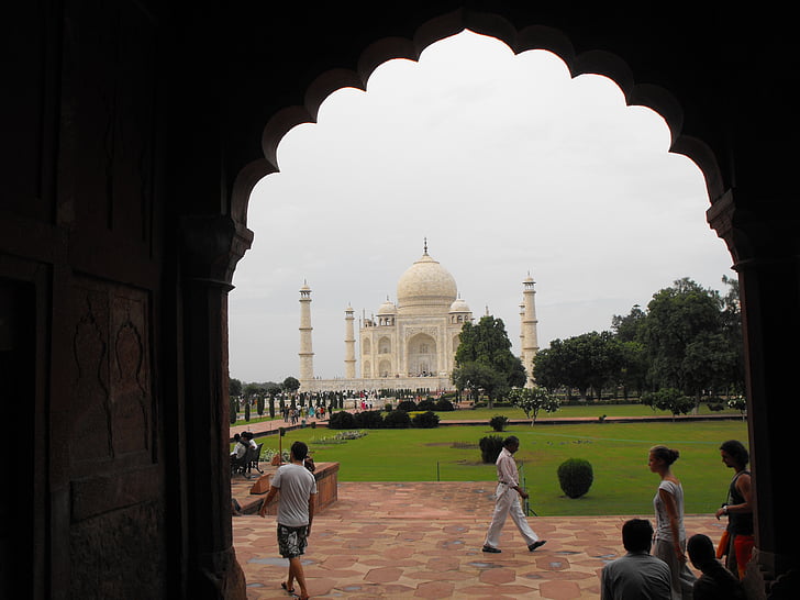 Taj mahal, Indija, Agra, kupolas
