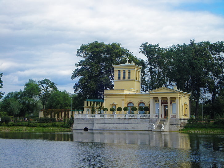 Russland, St.Petersburg Russland, Peterhof, dammen, showplace, tsaritsyn dam, Museum