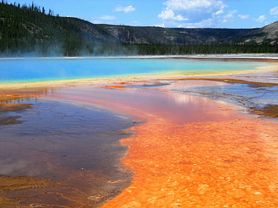 Yellowstone, Parcul Naţional, Parcul Național Yellowstone, Statele Unite ale Americii, Wyoming, fierbinte, natura