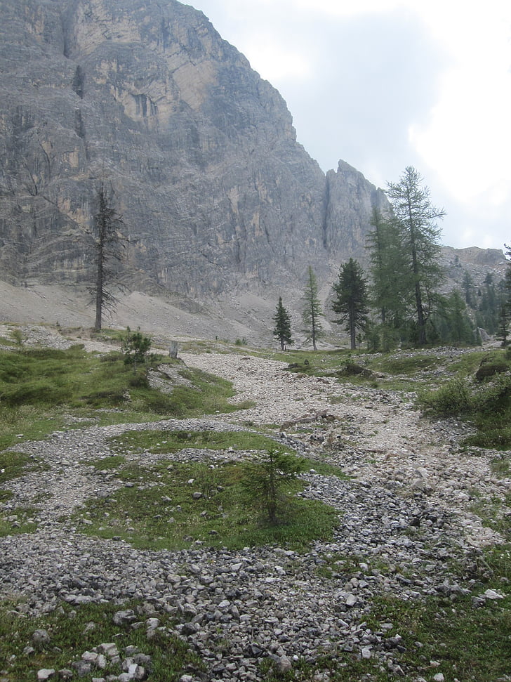 Dolomites, pegunungan, pemandangan, alam, hutan, Italia