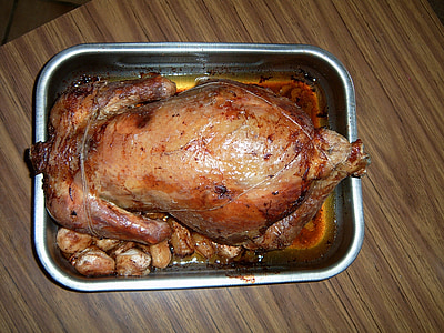chicken, roast, kitchen