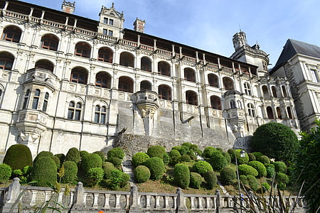 布洛瓦, 布洛瓦庄园, 弗朗索瓦城堡第一, 文艺复兴时期, 法国, 柱, windows