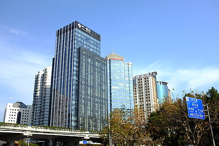 Σανγκάη, κτίριο, αρχιτεκτονική, πόλη, αστική