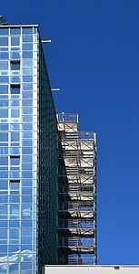 Кемптен, Multi-storey автомобильная стоянка, Отель, небоскреб, лестницы, материал, деталь архитектуры