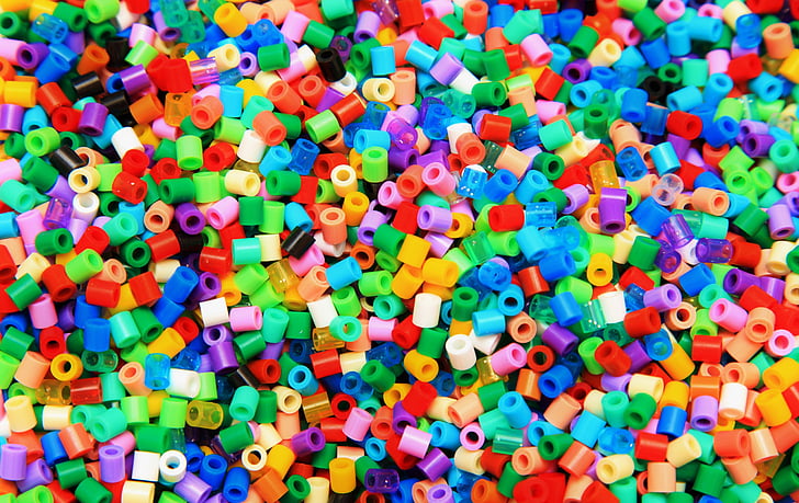 ironing beads, colorful, mess, background, multi Colored, backgrounds, yellow