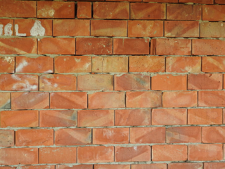 brick wall, structure, shell, wall