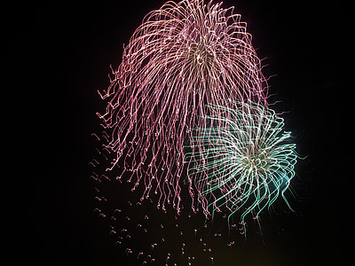 Perayaan, kembang api, Partai, tahun, merayakan, ledakan, hari kemerdekaan