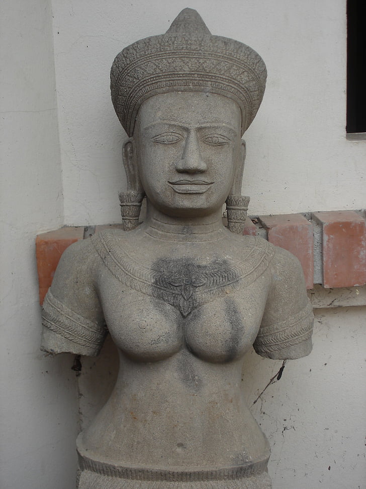 Lampang, nikerdatud kivi, äärelinnas, Statue, skulptuur, Buddha, budism
