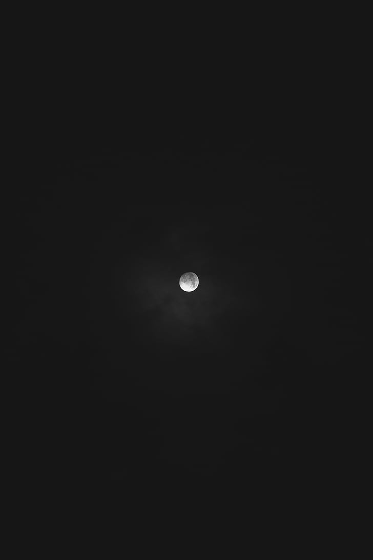 picture, full, moon, sky, night, dark black, astronomy