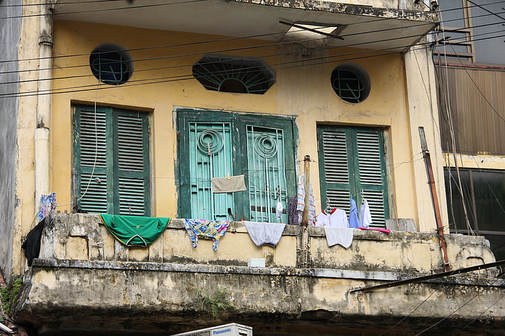 balcony, vietnam, hanoi