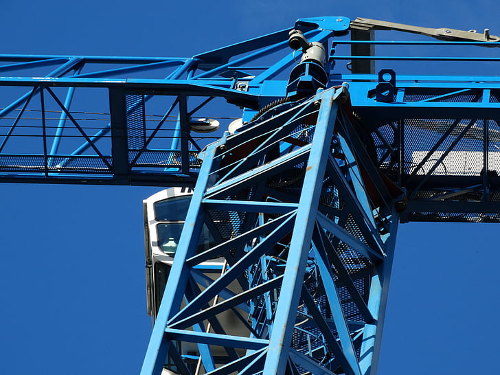 crane, load crane, skyward, in the height, sky, baukran, crane arm