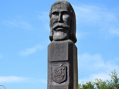 Паметник, дървени Мемориал, дърворезба, Унгария, Балинт torok